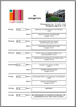 im Amtsgericht - Caf&eacute; Vielfalt Lemgo