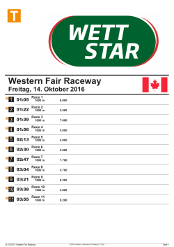 Western Fair Raceway