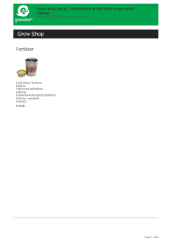 Grow Shop - Green Store LM OG