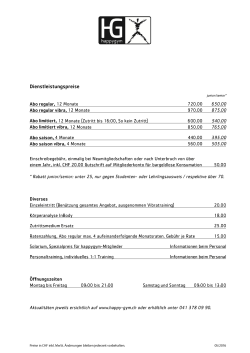 Preisliste