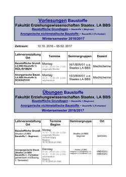 Fakultät Erziehungswissenschaften
