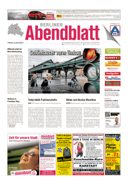 schönhauservormumbau - Berliner Abendblatt