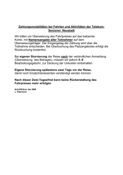 Zahlungsmodalitäten bei Fahrten und Aktivitäten der Telekom