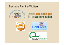 Betriebe Familie Wolters