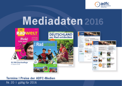ADFC-Mediadaten 2016