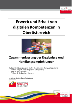 Digitale Kompetenzen in O&Ouml; - Studie