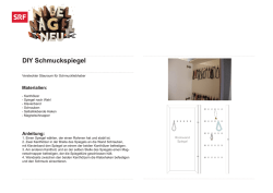 DIY Schmuckspiegel