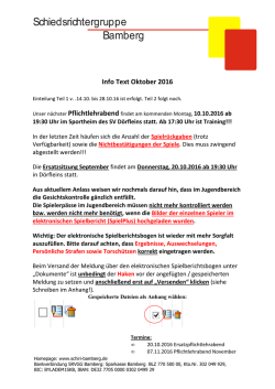 Infotext Oktober 2016