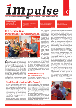 Impulse Oktober - DIE LINKE. M&auml;rkisch