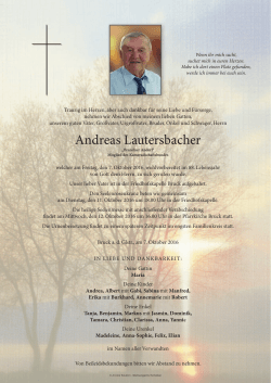 Andreas Lautersbacher