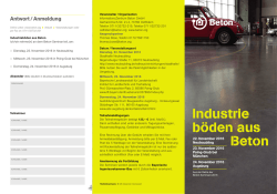 Industrieb&ouml;den aus Beton