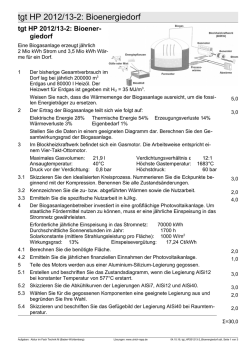 tgt HP 2012/13-2: Bioenergiedorf