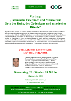 im PDF-Format - &Ouml;sterreichische Orient