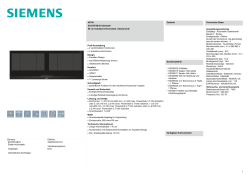 Siemens EX275FXB1E Elektro-Kochstelle Vorgänger
