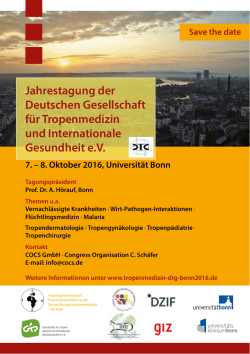 Jahrestagung der Deutschen Gesellschaft f&uuml;r