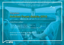 Aviation Forum Austria 2016