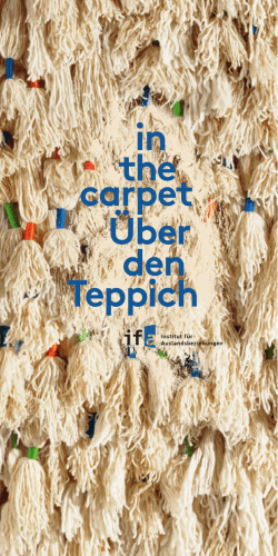 in the carpet Über den Teppich