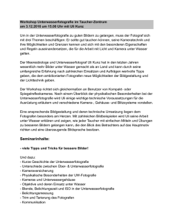 Infos - Taucher Zentrum Hamburg