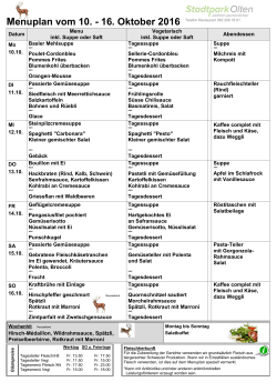 10.-16.10.2016 - Altersheim Stadtpark Olten