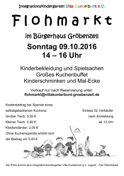 Plakat als PDF - Integrationskindergarten Villa Kunterbunt e.V.