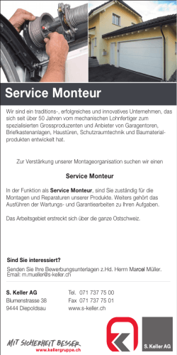 Service Monteur