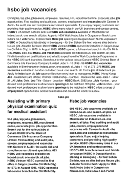 hsbc job vacancies