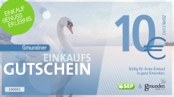 gutschein - Salzkammergut