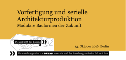 Flyer - Forschungsinitiative Zukunft Bau