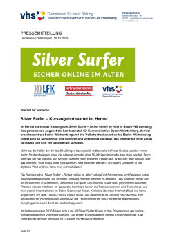 Silver Surfer - Volkshochschulverband Baden