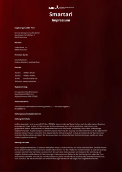Impressum - smartari