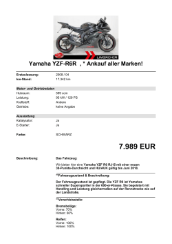 Detailansicht Yamaha YZF-R6R €,€* Ankauf aller Marken!