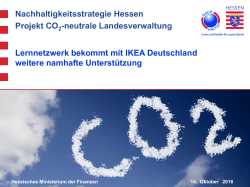 Präsentation CO2-neutrale Landesverwaltung