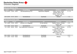 Diensplan September 2016 - DRK Ortsverein Magstadt