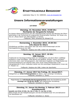 Informationen und Termine zur Anmeldung f&uuml;r den Jahrgang 5