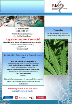Legalisierung von Cannabis?