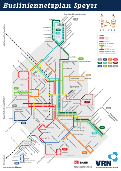 Busliniennetzplan Speyer