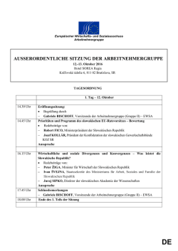 Einladung - Gr. II au&szlig;erordentliche Sitzung