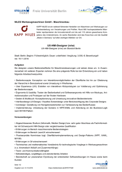 Druckansicht - Stellenticket Freie Universit&auml;t Berlin