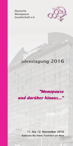 Programm - Deutsche Menopause Gesellschaft eV