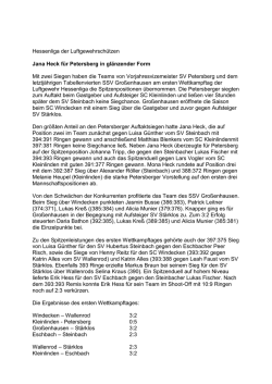 Hessenliga der Luftgewehrsch&uuml;tzen Jana Heck f&uuml;r Petersberg in