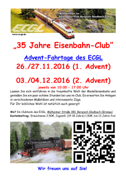 35 Jahre Eisenbahn-Club