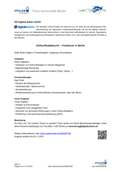 DS Digitale Seiten GmbH - Freie Universit&auml;t Berlin