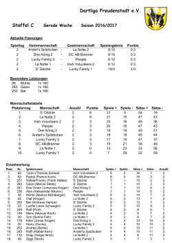 - Dartliga Freudenstadt eV