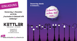Einladung - KETTLER Geschenke + Schmuck