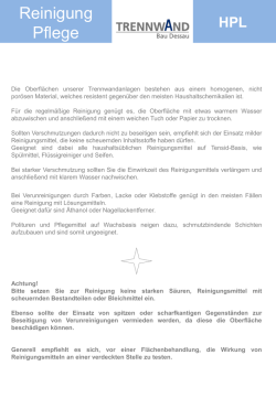 HPL PDF - Trennwand Bau Dessau