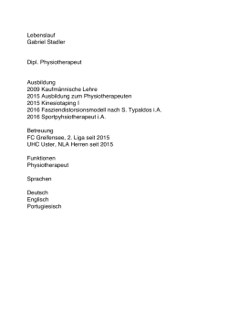 Lebenslauf - Praxis Remove
