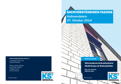 Kalksandstein informiert: News für Bauherren und Fachleute. | KS