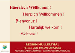 12.10.-18.10.2016 - Région Mullerthal
