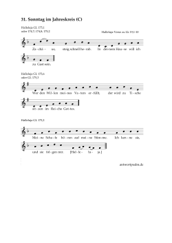 Halleluja-Verse zu Lk 19,1-10