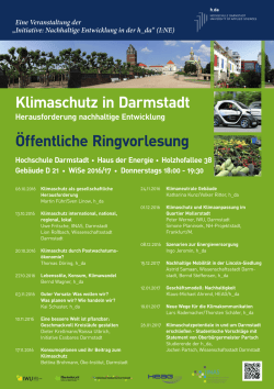Herausforderung nachhaltige Entwicklung